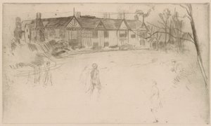 Speke Hall, 1875 by James Abbott McNeill Whistler