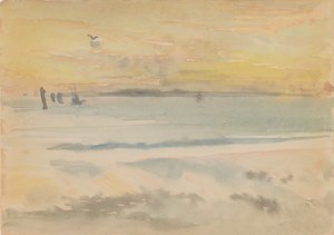 St. Ives: Sunset by James Abbott McNeill Whistler