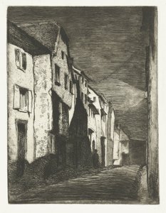Street in Saverne (Twelve Etchings from Nature) by James Abbott McNeill Whistler