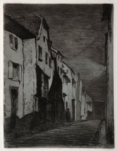 Street at Saverne by James Abbott McNeill Whistler