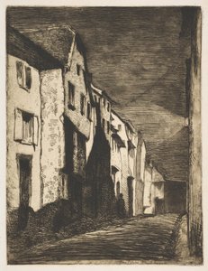 Street at Saverne by James Abbott McNeill Whistler