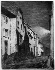 Street at Saverne, 19th century 1904 by James Abbott McNeill Whistler