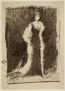 Study for Arrangement in Black: Lady Meux by James Abbott McNeill Whistler