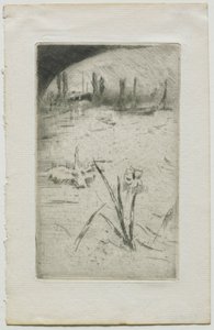 Swan and Iris by James Abbott McNeill Whistler