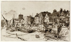 The Adam and Eve, Old Chelsea by James Abbott McNeill Whistler