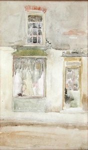 The Dressmakers Shop by James Abbott McNeill Whistler
