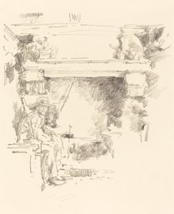 The Fireplace by James Abbott McNeill Whistler