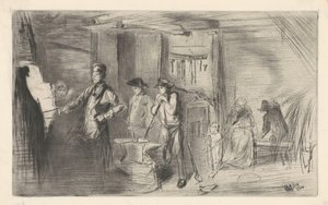 The Forge by James Abbott McNeill Whistler