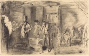 The Forge, 1861 by James Abbott McNeill Whistler