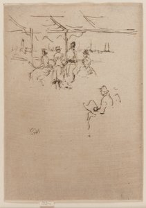 The Landing Stage, Cows by James Abbott McNeill Whistler