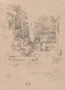 The Little Café au Bois by James Abbott McNeill Whistler
