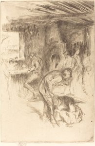 The Little Forge, 1875 by James Abbott McNeill Whistler