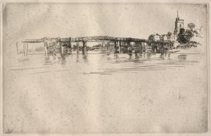 The Little Putney No. 1, 1879 by James Abbott McNeill Whistler