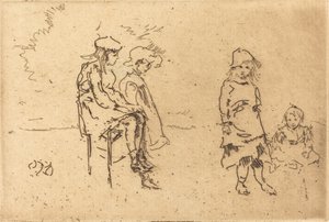 The Menpes Children, c. 1884-1886