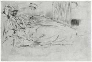 The Model, Lying Down by James Abbott McNeill Whistler