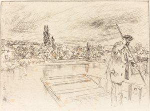 The Punt, 1861 by James Abbott McNeill Whistler