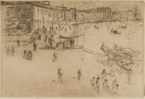 The Riva, No. 2 by James Abbott McNeill Whistler