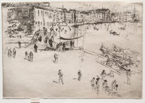 The Riva, No. 2, 1886 by James Abbott McNeill Whistler