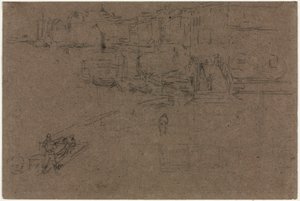 The Riva, Venice by James Abbott McNeill Whistler