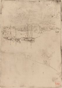 The Steamboat, Venice, 1879-1880 by James Abbott McNeill Whistler