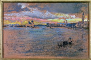 The Storm - Sunset by James Abbott McNeill Whistler