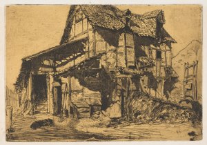 The Unsafe Tenement The Old Farm, 1858 by James Abbott McNeill Whistler