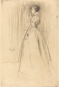 The Velvet Dress by James Abbott McNeill Whistler