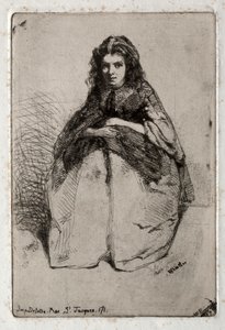 Twelve Etchings from Nature: Fumette, 1858 by James Abbott McNeill Whistler