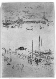 Upright Venice, 1879-80 by James Abbott McNeill Whistler