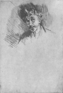 Whistler with the White Lock, 1879, 1904 by James Abbott McNeill Whistler