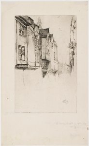 Wych Street, London, 1877 by James Abbott McNeill Whistler