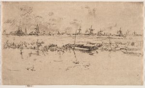 Zaandam by James Abbott McNeill Whistler