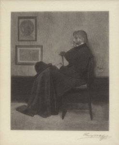 Thomas Carlyle by James Abbott McNeill & Wolf Henry (1852 1916) Whistler