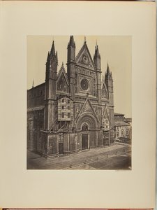 The Facade of the Cathedral of Orvieto by James Anderson