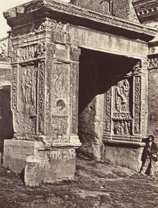 The Arch of Septimius Severus at the Velabrum, Known as the Arch of the Goldsmiths by James Anderson