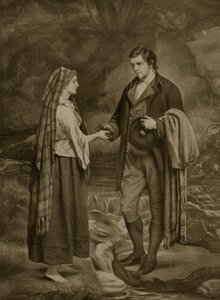 Betrothal of Robert Burns and Highland Mary, illustration from 