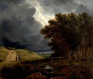 The Edge of a Forest, Storm Coming On, 1826 by James Arthur OConnor