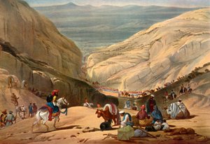 Army Emerging from the Shutargardan Pass into the Logar Valley