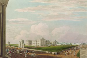 A View of Government House, Calcutta, 1826, engraved by Robert Havell the Younger
