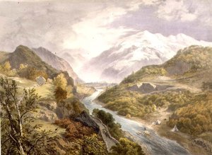 The Derwent River and Borrowdale, from 