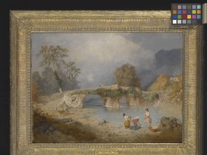 Clearing Up For Fine Weather, Beddgelert, North Wales by James Baker Pyne