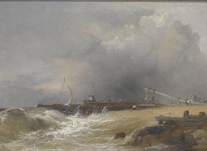Littlehampton Pier on the Sussex Coast by James Baker Pyne