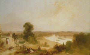 View of the River Thames from Richmond Hill, 1835 by James Baker Pyne