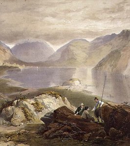 Wast Water (detail) by James Baker after Pyne