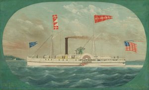 Steamer "St. Lawrence" by James Bard