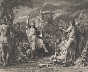 Orpheus Instructing in Theology (Designs for the Walls of the Great Room of Society for the Encouragement of the Arts) by James Barry