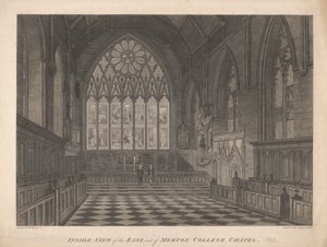 Inside View of the East End of Merton College Chapel by James Basire