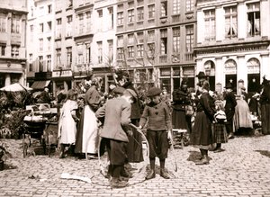 Boys with Hoops at a Market, Rotterdam by James Batkin