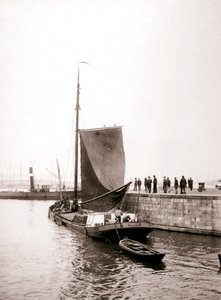 Canal Boat, Marken Island, Netherlands by James Batkin