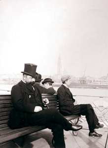 Passengers on a Ferry, Rotterdam, 1898 by James Batkin